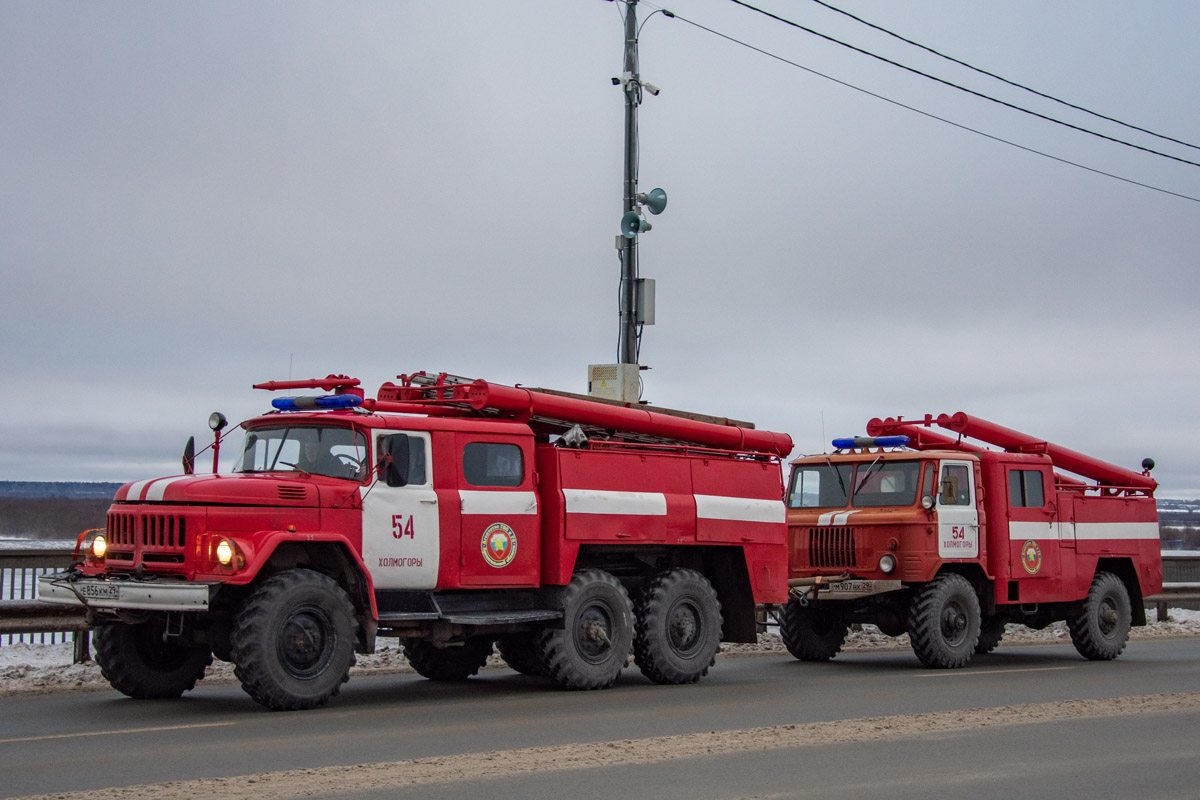 Архангельская область, № Е 856 КМ 29 — ЗИЛ-131 (общая модель)