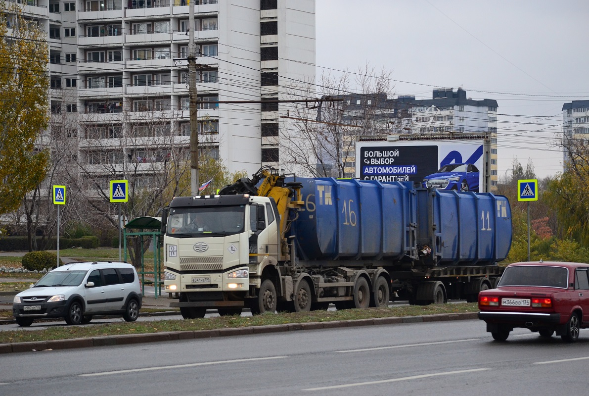 Волгоградская область, № В 341 НЕ 797 — FAW J6 CA3310