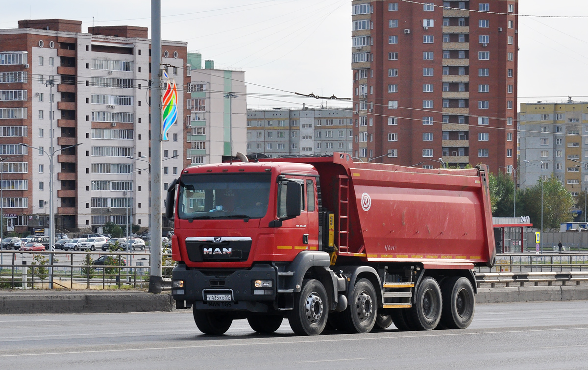 Омская область, № У 435 КО 55 — MAN TGS 41.440