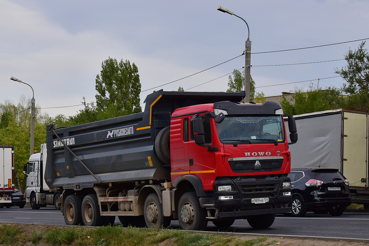 Волгоградская область, № В 989 НВ 134 — Howo T5G ZZ3317