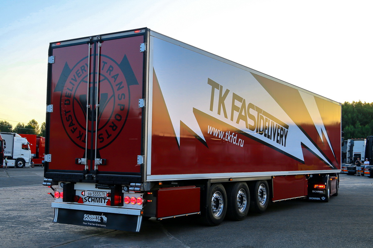 Санкт-Петербург, № ВВ 5555 78 — Schmitz Cargobull S.KO (SCB*S3B) общ.мод; Московская область — Фестиваль TruckDay 2024