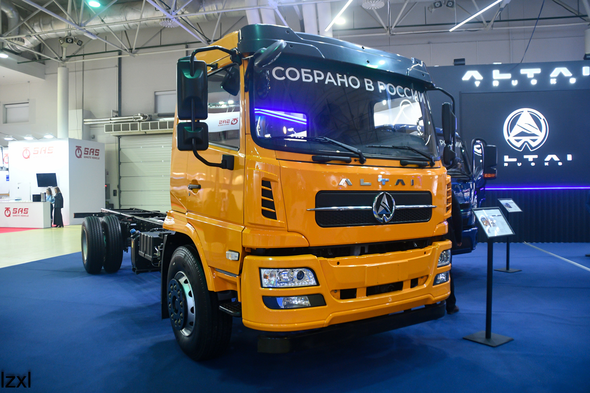 Москва, № (77) Б/Н 0160 — Altai Trucks (Wanshan) (общ. мод.) [LWS]; Москва — Комтранс 2024; Транспортные средства без номеров (Москва); Новая техника (Москва)