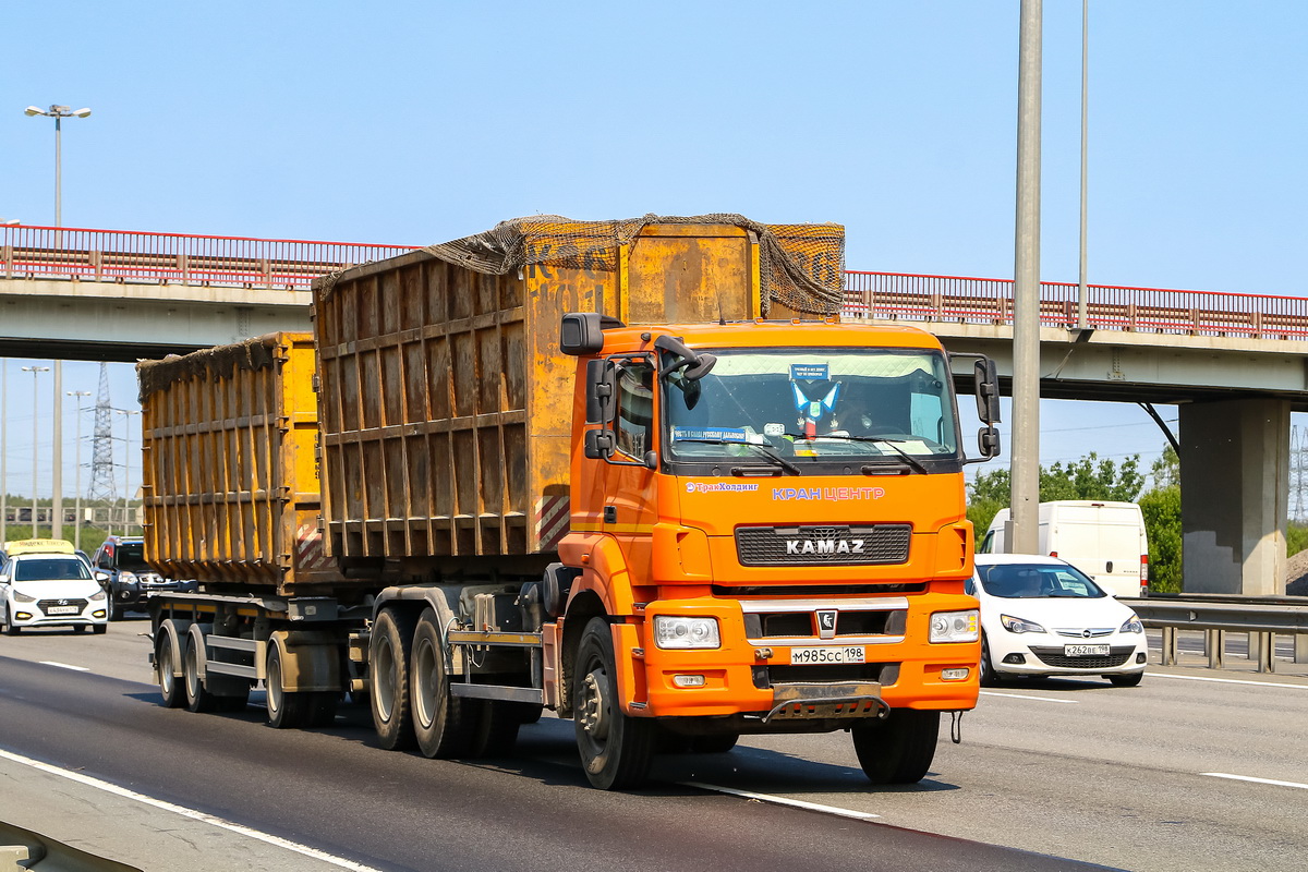 Санкт-Петербург, № М 985 СС 198 — КамАЗ-6580-S5(87)