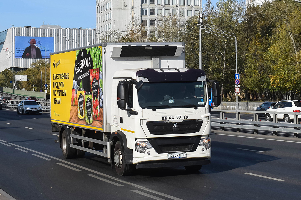 Московская область, № В 786 НЕ 136 — Howo T5G ZZ1167