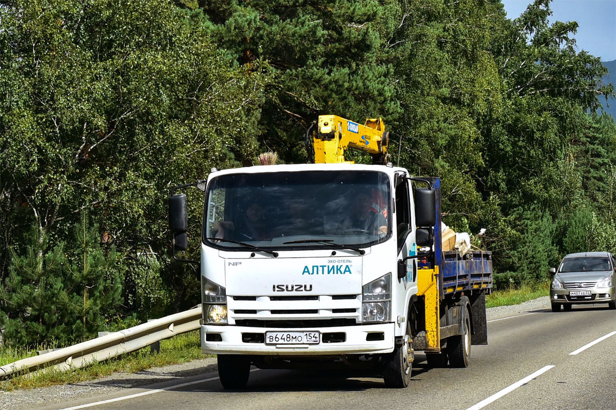 Новосибирская область, № В 648 МО 154 — Isuzu NPR75 [Z7X]