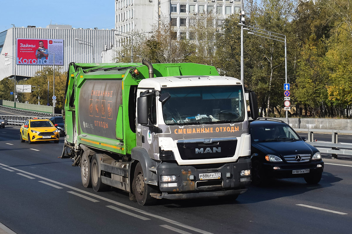 Москва, № Р 886 РУ 777 — MAN TGS 26.360