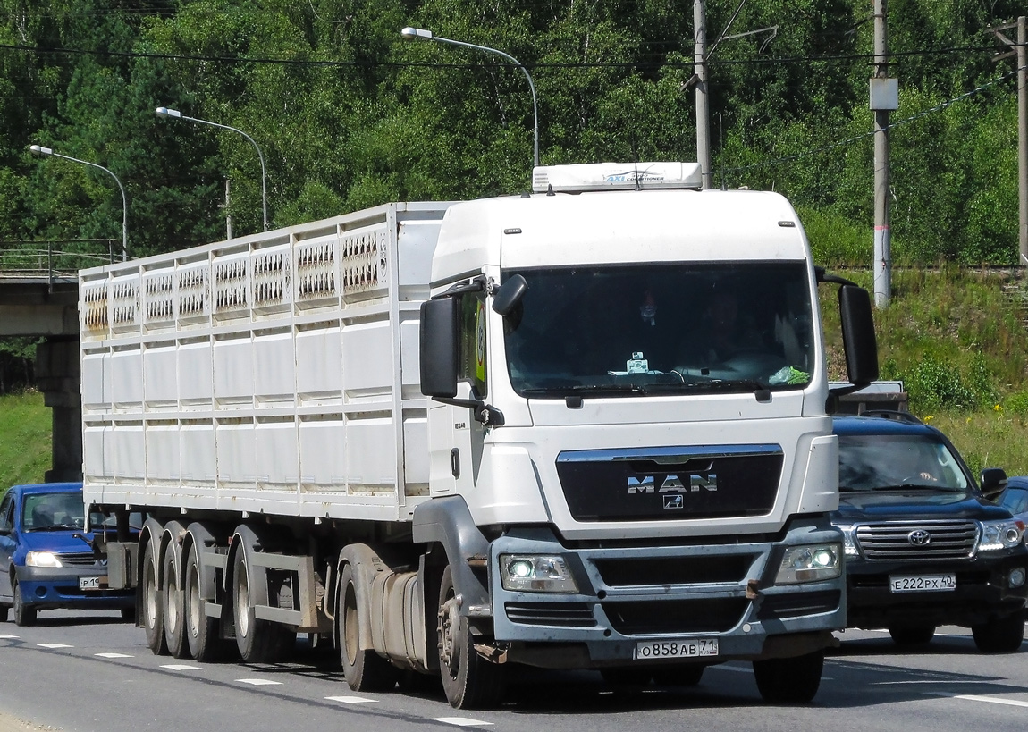 Тульская область, № О 858 АВ 71 — MAN TGS 19.360