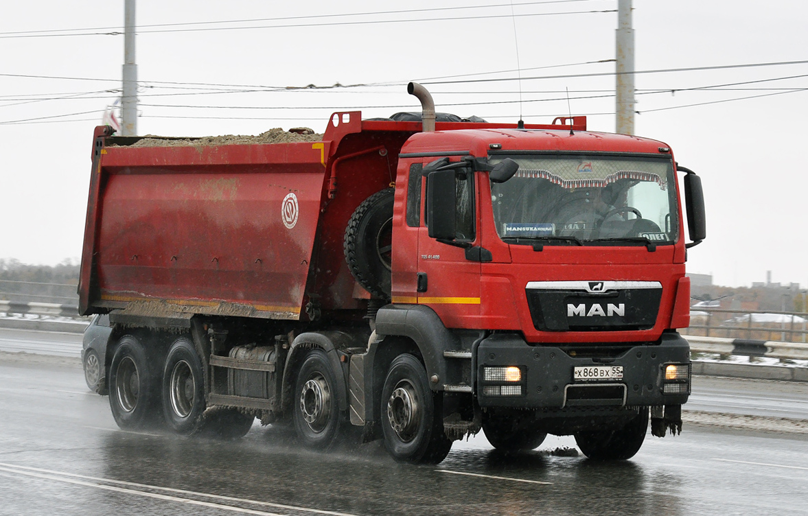 Омская область, № Х 868 ВХ 55 — MAN TGS 41.400