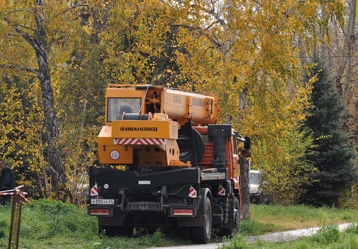 Омская область, № Х 335 УК 55 — КамАЗ-53605-A5(48)