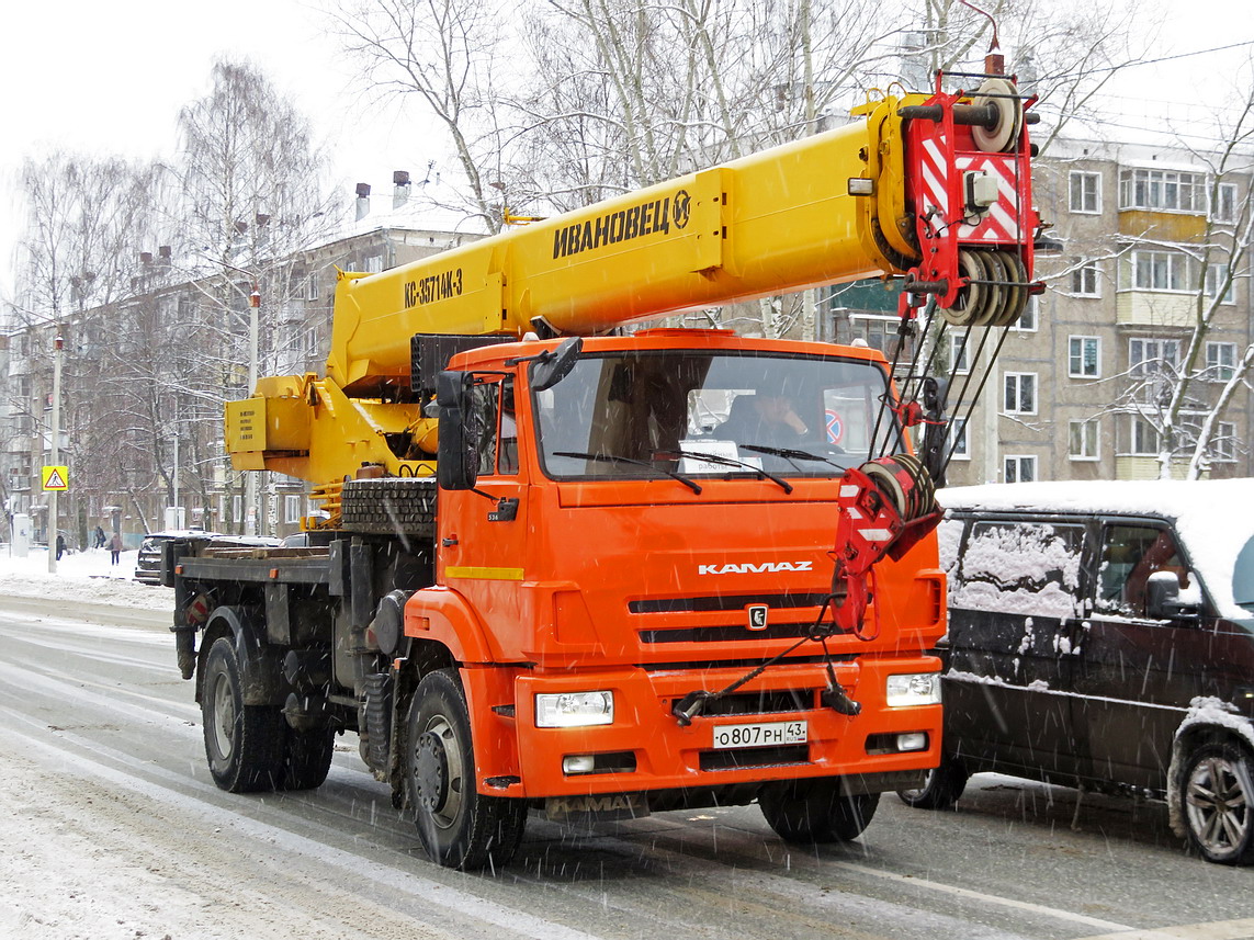 Кировская область, № О 807 РН 43 — КамАЗ-53605-A5(48)