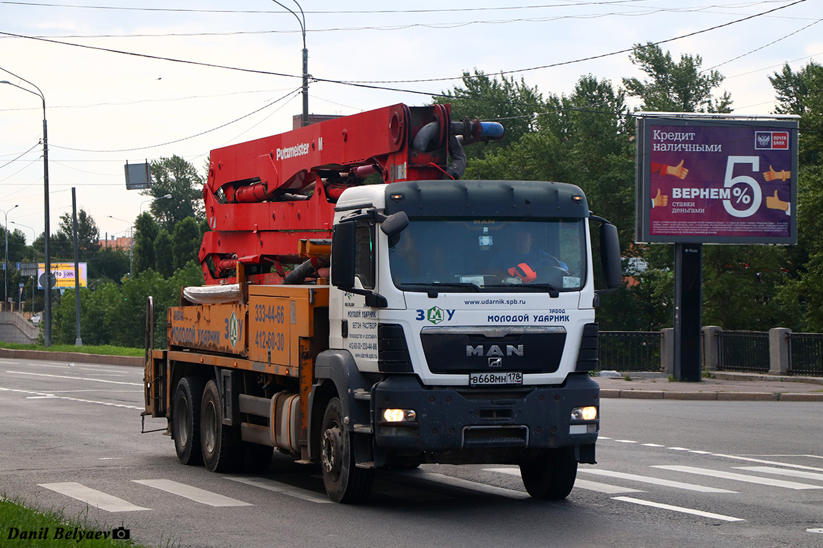 Санкт-Петербург, № В 668 МН 178 — MAN TGS 33.360