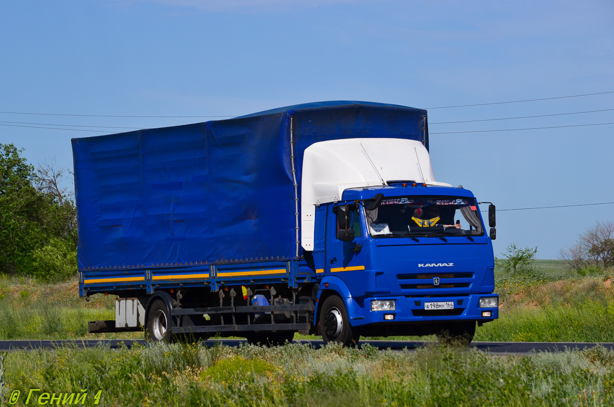 Саратовская область, № А 198 МУ 164 — КамАЗ-5308-A4(23)