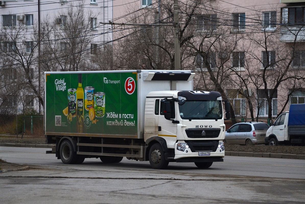 Волгоградская область, № Х 484 НЕ 136 — Howo T5G ZZ1167