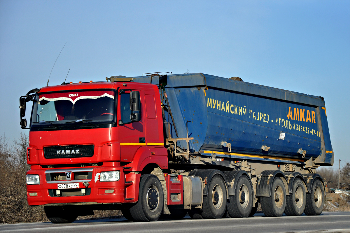 Алтайский край, № Х 678 ХС 22 — КамАЗ-65806-T5(68)