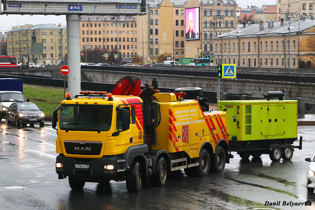 Санкт-Петербург, № Х 116 ТЕ 178 — MAN TGS 40.480