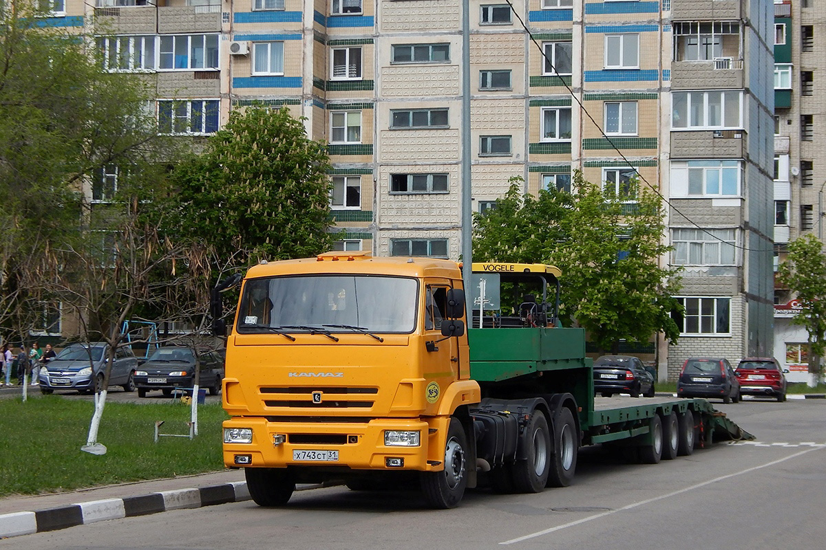 Белгородская область, № Х 743 СТ 31 — КамАЗ-65116-50
