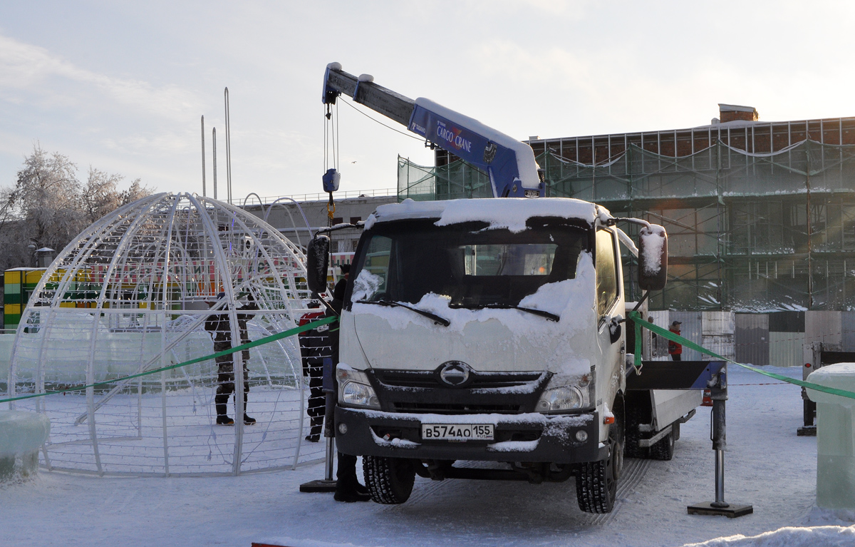 Омская область, № В 574 АО 155 — Hino 300