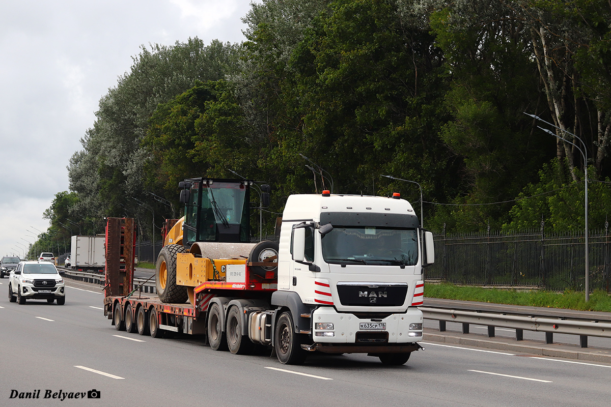 Санкт-Петербург, № К 635 СР 178 — MAN TGS 33.480