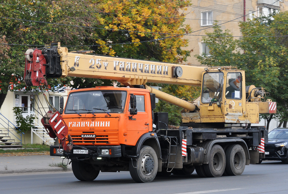 Омская область, № Х 991 МР 55 — КамАЗ-65115-62