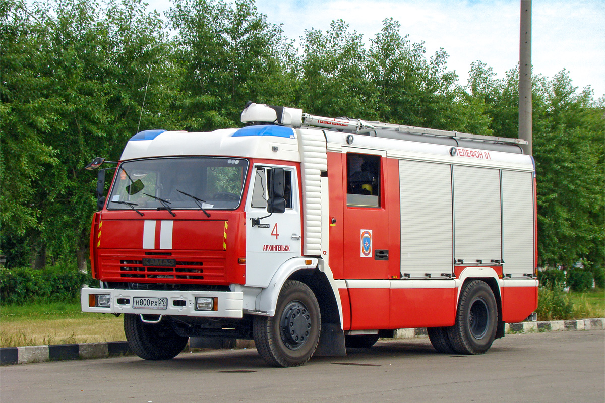 Архангельская область, № Н 800 РХ 29 — КамАЗ-43253-A3(96)