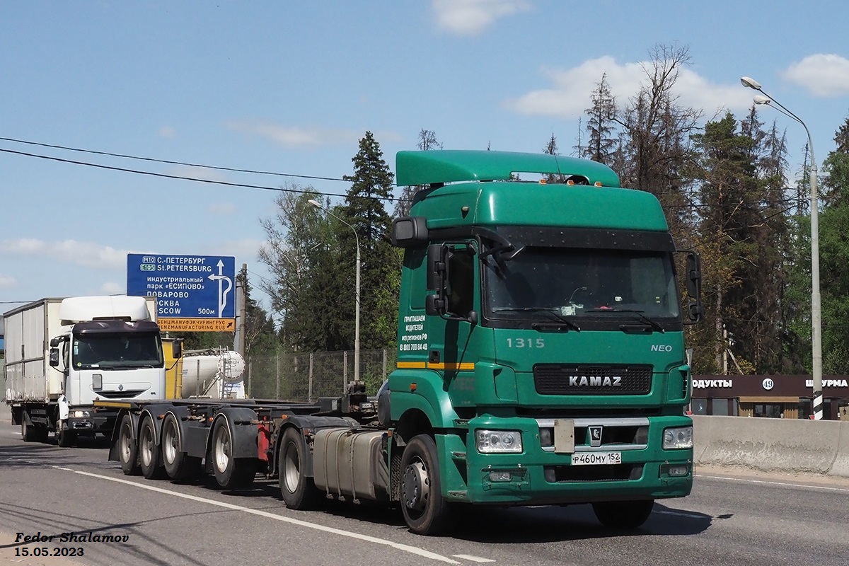 Нижегородская область, № 1315 — КамАЗ-5490-S5(87)