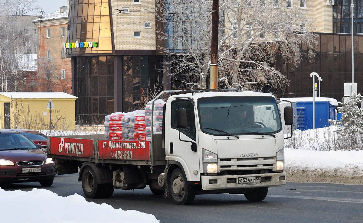Омская область, № С 534 КР 55 — Isuzu NPR75 [Z7X]
