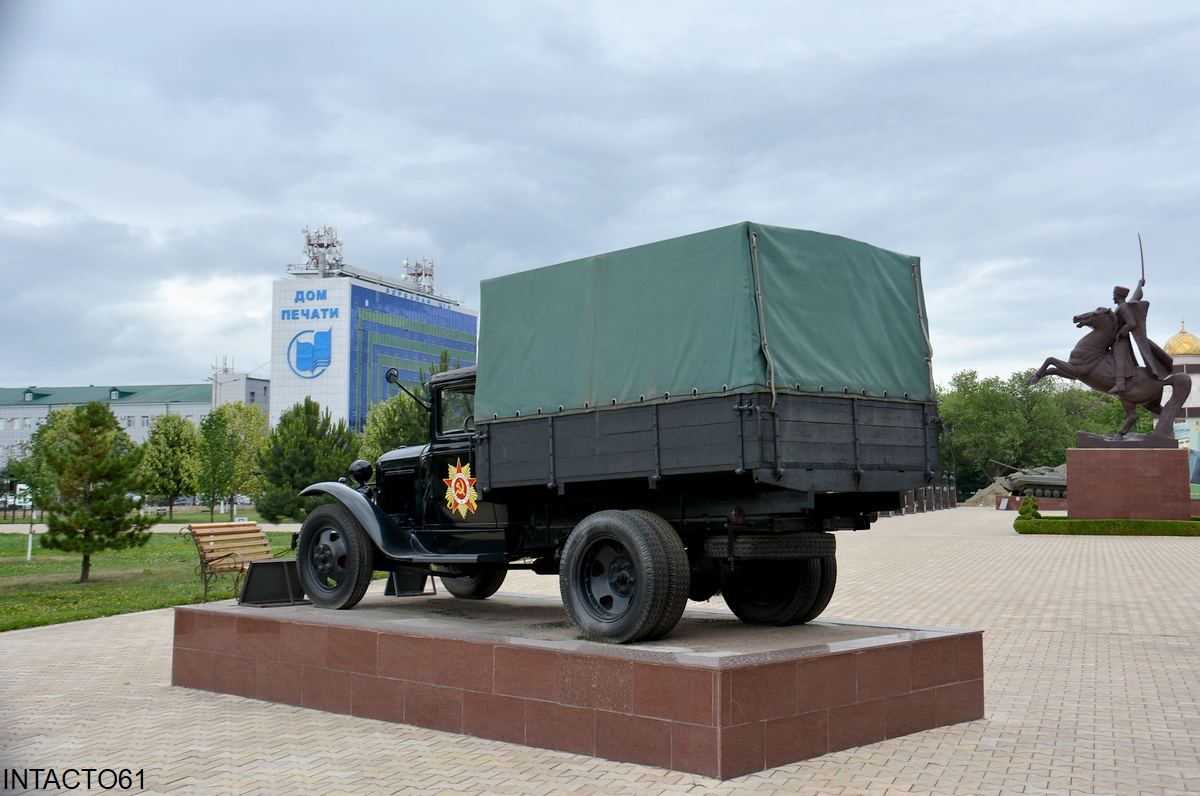 Чечня, № (95) Б/Н 0001 — ГАЗ-АА; Техника на постаментах, памятники (Чечня); Транспортные средства без номеров (Чечня)