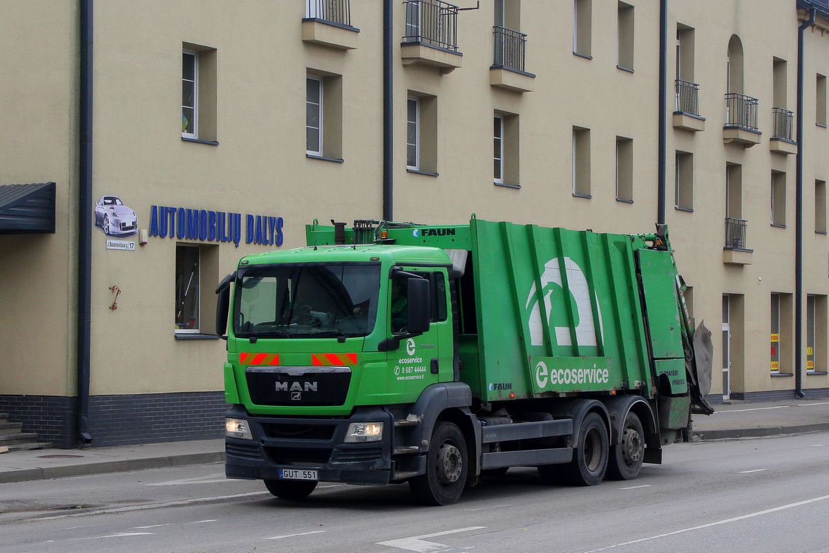 Литва, № GUT 551 — MAN TGS 26.320