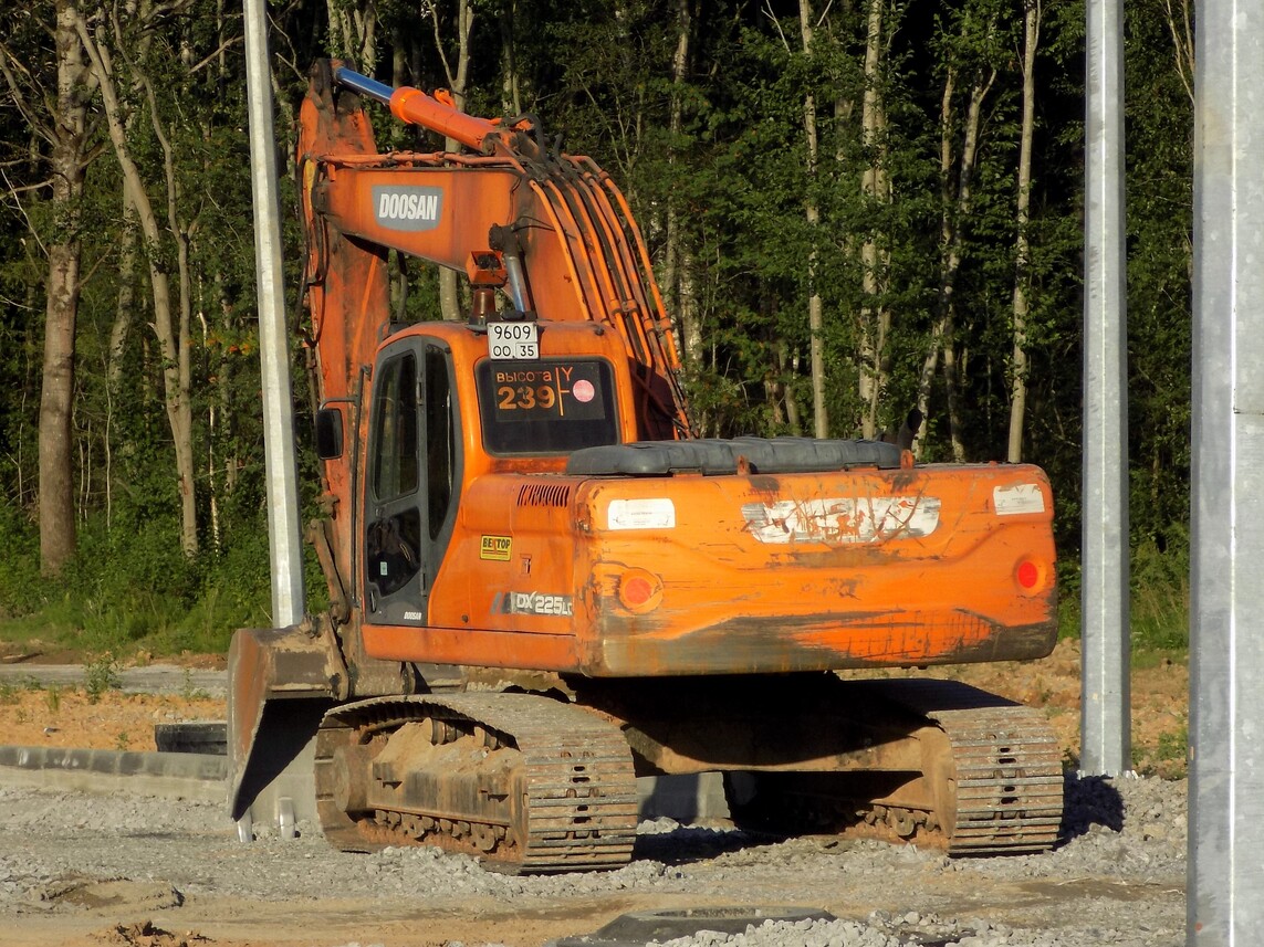 Вологодская область, № 9609 ОО 35 — Develon (Doosan) (общая модель)