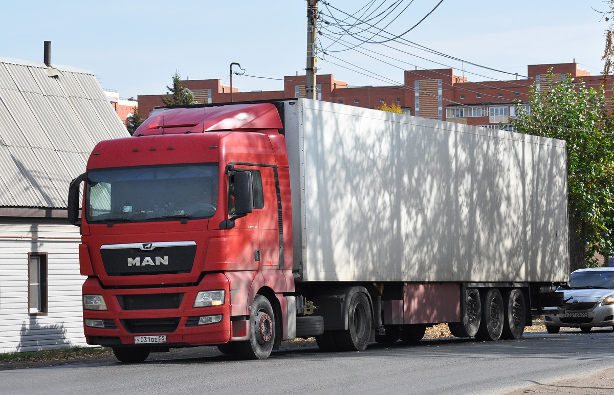 Омская область, № У 031 ВЕ 55 — MAN TGX ('2007) 18.440