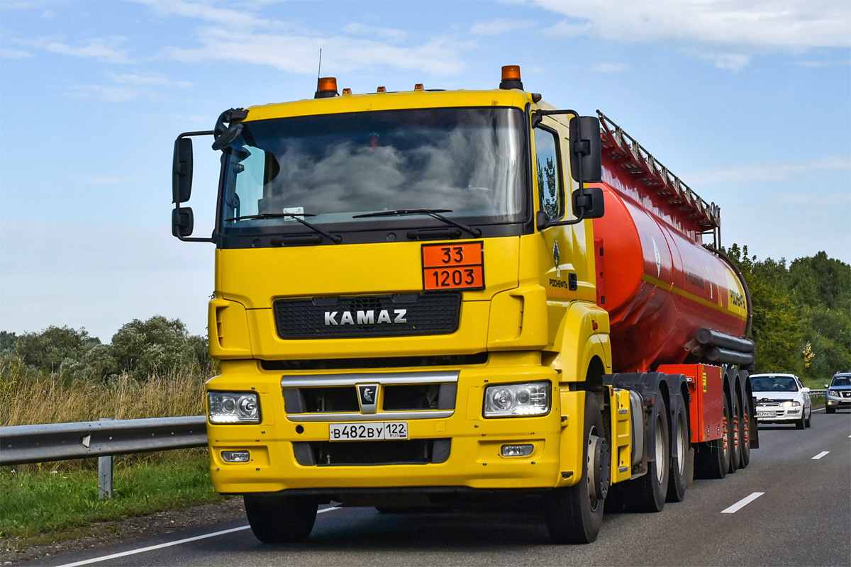 Алтайский край, № В 482 ВУ 122 — КамАЗ-65206-S5(87)