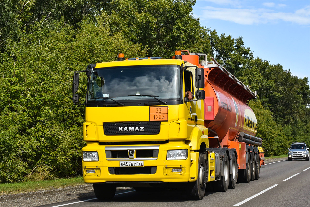 Алтайский край, № В 457 ВУ 122 — КамАЗ-65206-S5(87)