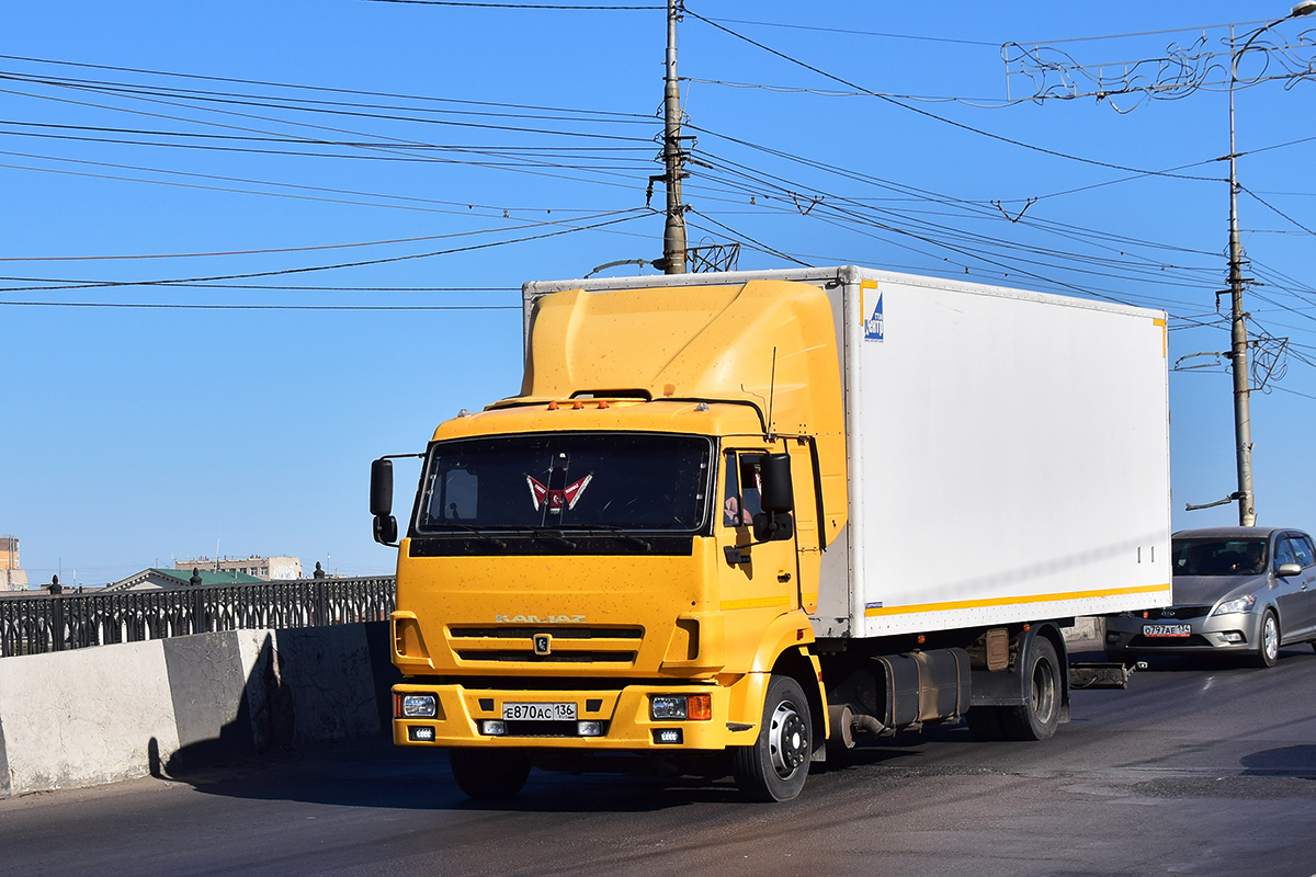 Воронежская область, № Е 870 АС 136 — КамАЗ-4308-R4(28)