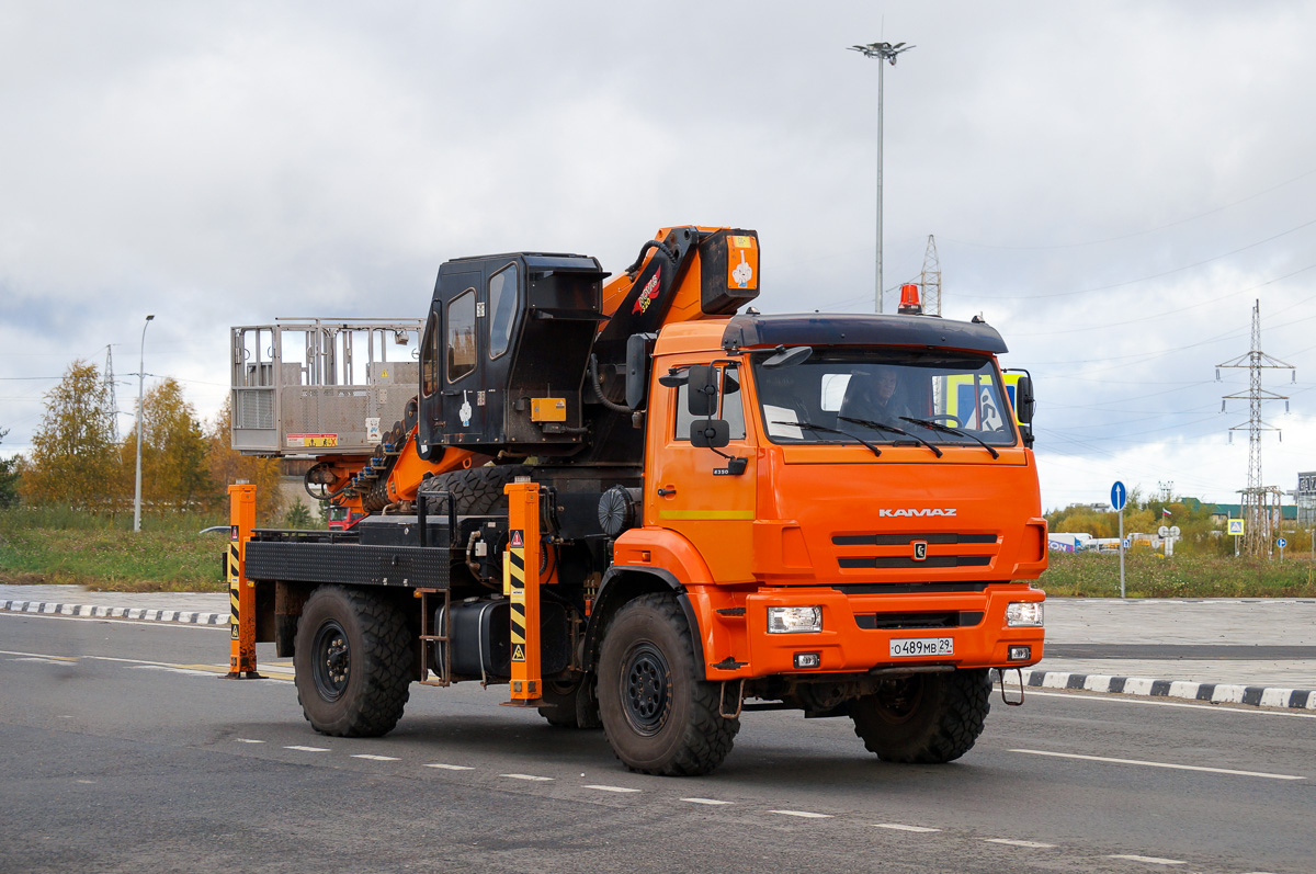 Архангельская область, № О 489 МВ 29 — КамАЗ-43502-D5(66)