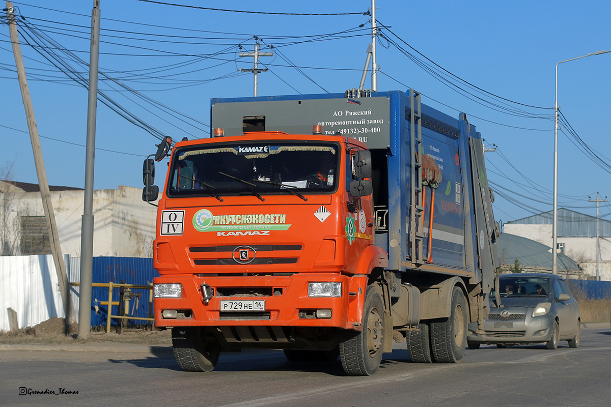 Саха (Якутия), № Р 729 НЕ 14 — КамАЗ-53605-A5(48)