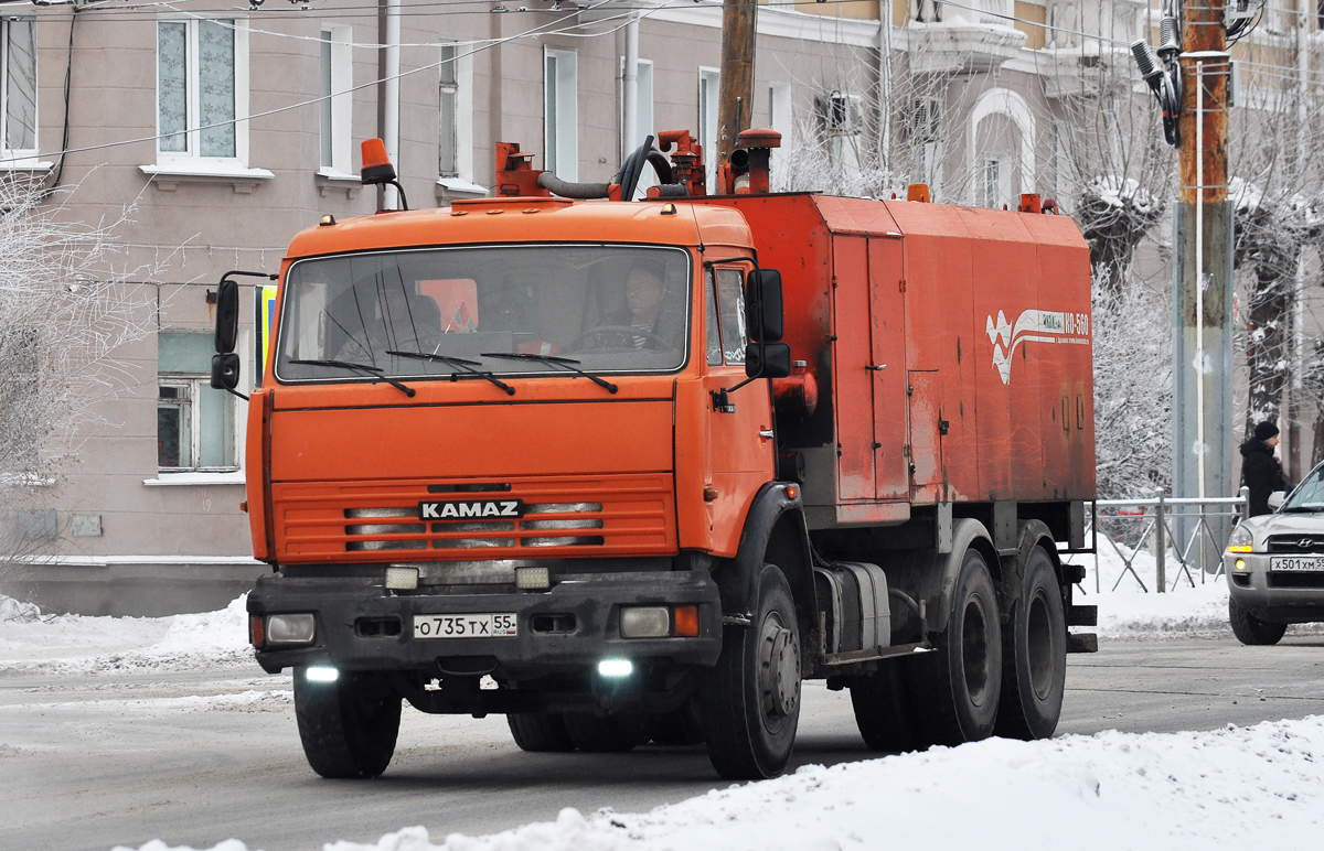 Омская область, № О 735 ТХ 55 — КамАЗ-65115-D3(97)