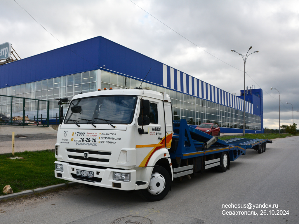 Севастополь, № В 100 ЕВ 92 — КамАЗ-4308-G5(69)