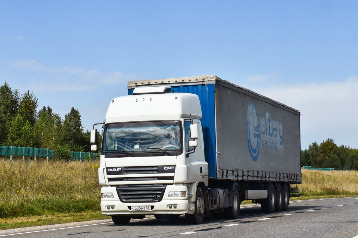 Омская область, № О 535 МЕ 55 — DAF CF85 FT