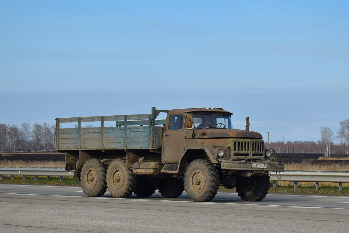 Алтайский край, № О 374 РН 22 — ЗИЛ-131 (общая модель)