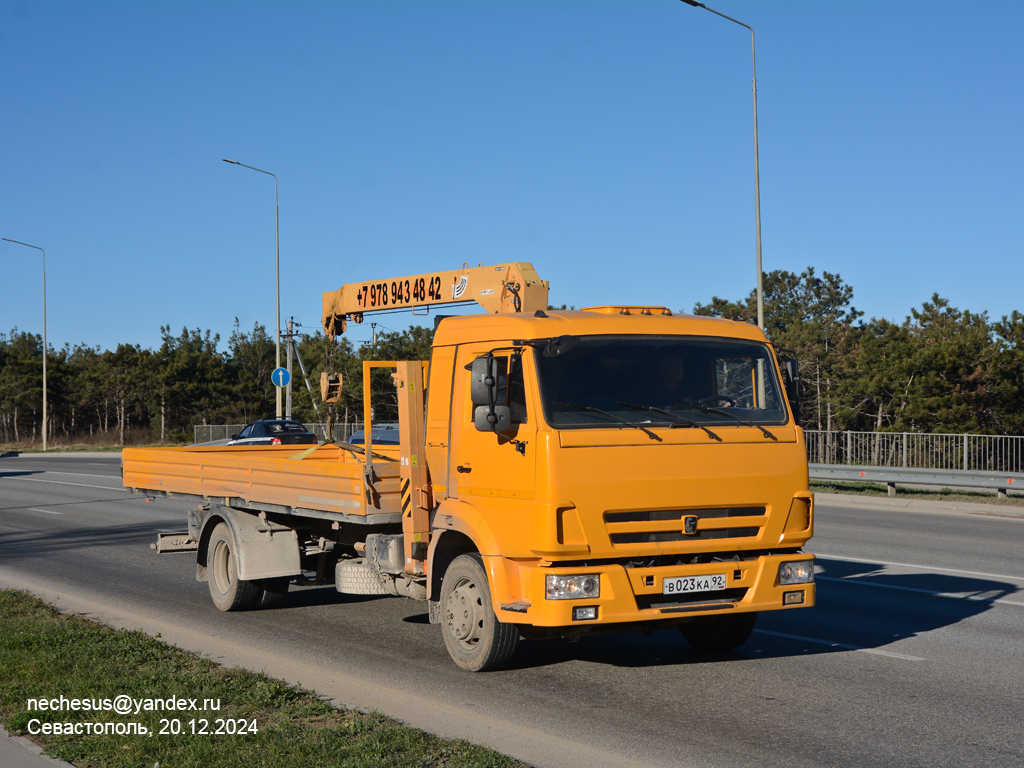 Севастополь, № В 023 КА 92 — КамАЗ-4308-H3(99)