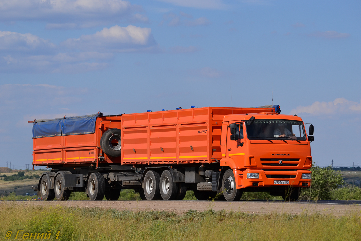 Волгоградская область, № Е 920 ЕВ 134 — КамАЗ-65115-L4(19)