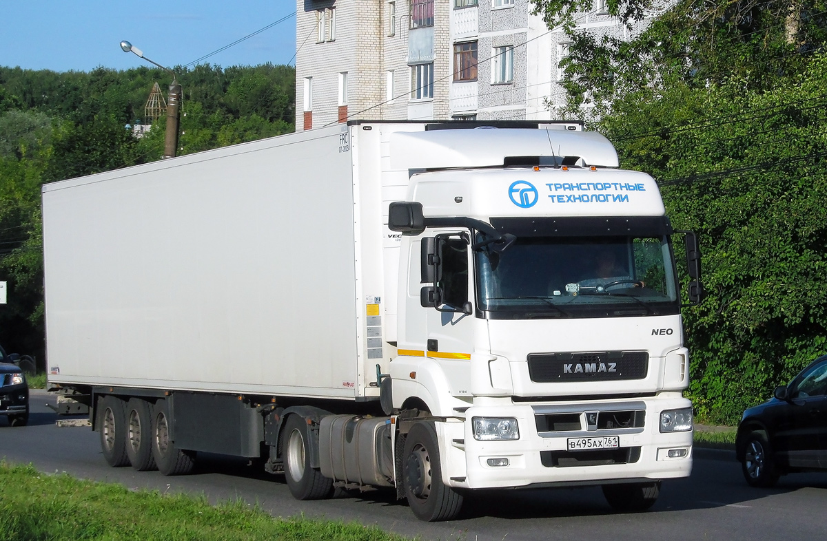 Ростовская область, № В 495 АХ 761 — КамАЗ-5490-S5(87)