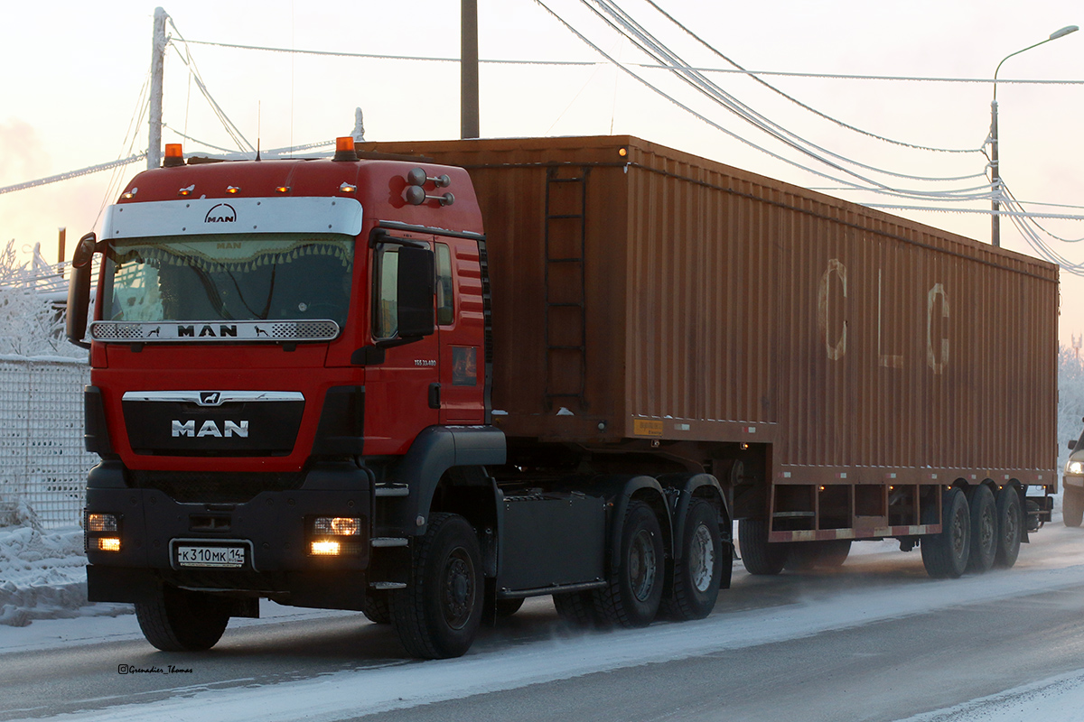 Саха (Якутия), № К 310 МК 14 — MAN TGS 33.480