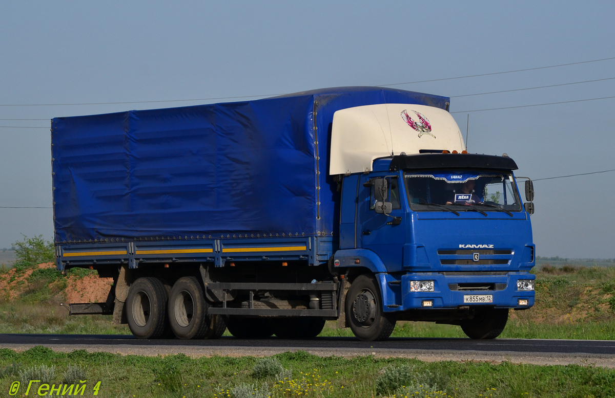 Марий Эл, № К 855 МВ 12 — КамАЗ-65117-A4(23)