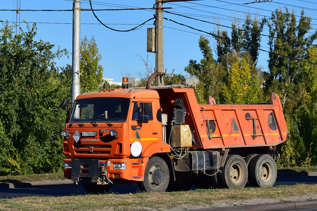 Волгоградская область, № Е 770 ОР 134 — КамАЗ-65115-L4(19)