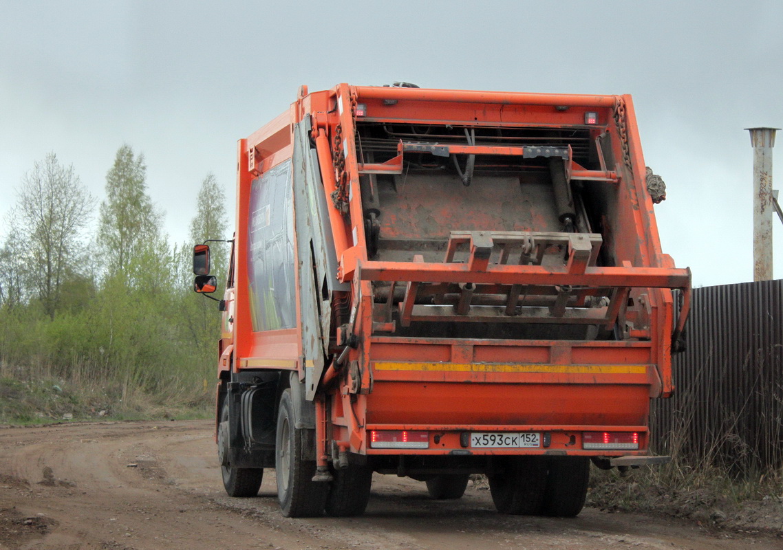 Псковская область, № Х 593 СК 152 — КамАЗ-53605-A5(48)