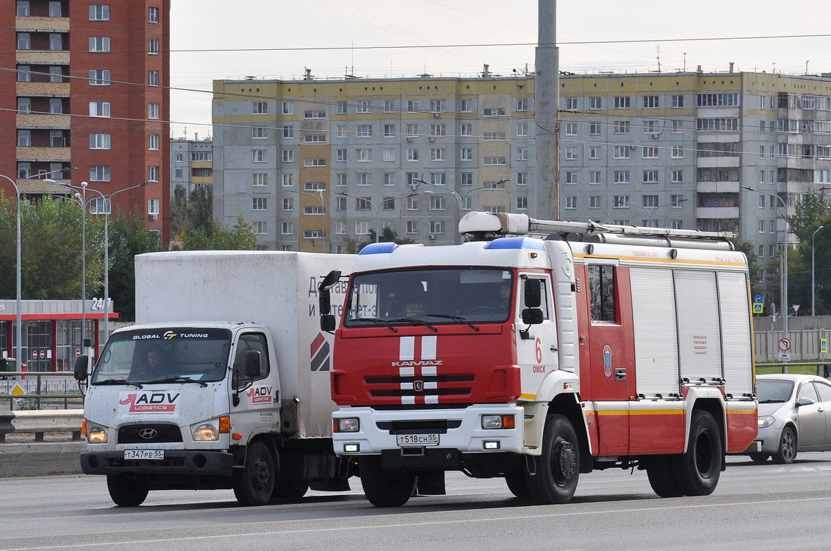 Омская область, № Т 518 СН 55 — КамАЗ-5387-RF(08) [53870F-R]