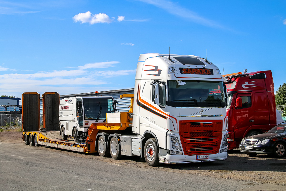 Финляндия, № GMV-491 — Volvo ('2012) FH.540; Финляндия — Спецтехника с нечитаемыми на фото номерами