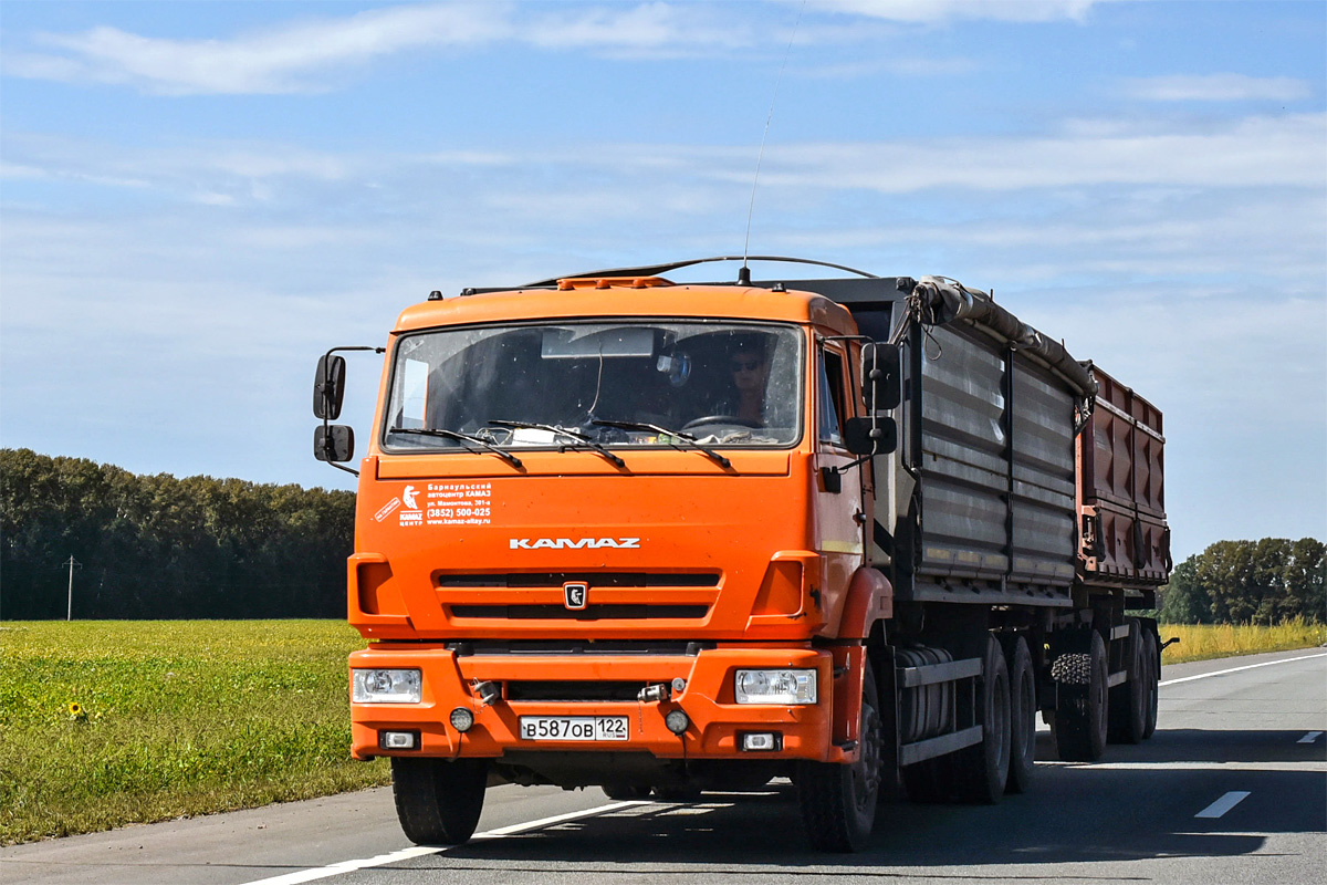 Алтайский край, № В 587 ОВ 122 — КамАЗ-65115-A5(48)