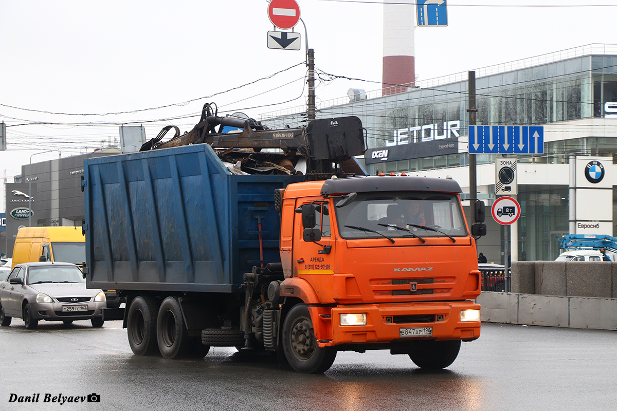 Санкт-Петербург, № В 847 АР 198 — КамАЗ-65115-A5(48)